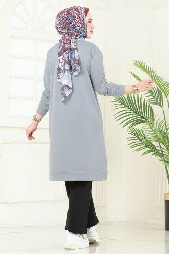moda selvim Combined 6034UZ662 Gray & Black - Thumbnail