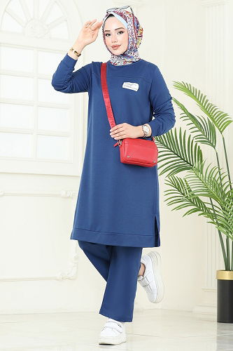 moda selvim طقم ازرق 6034UZ662 - Thumbnail