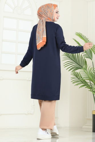 moda selvim Combined 6034UZ662 Navy Blue&Vision - Thumbnail