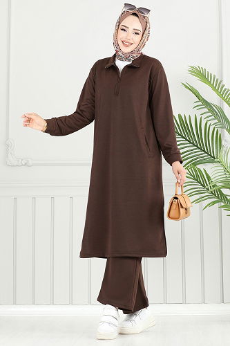 moda selvim Combined 6036UZ662 Brown - Thumbnail