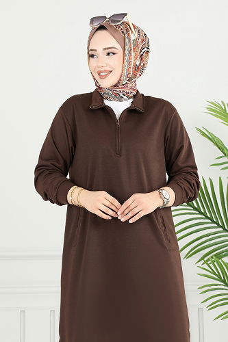 moda selvim Combined 6036UZ662 Brown - Thumbnail