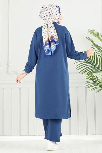 moda selvim Combined 6036UZ662 Indigo - Thumbnail