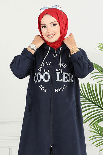 moda selvim Combined 6037UZ1029-M Navy Blue - Thumbnail