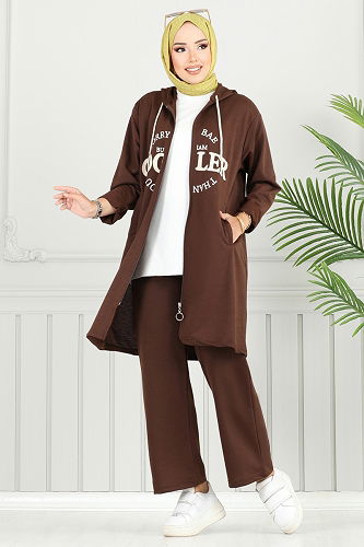 moda selvim Combined 6037UZ662 Brown - Thumbnail