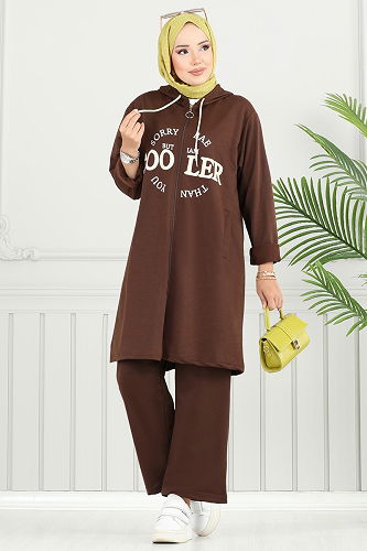 moda selvim Combined 6037UZ662 Brown - Thumbnail