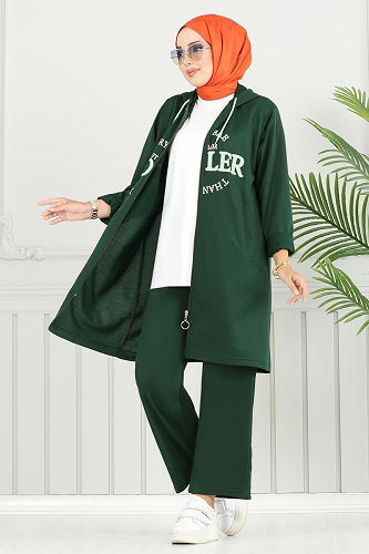 moda selvim Combined 6037UZ662 Emerald - Thumbnail