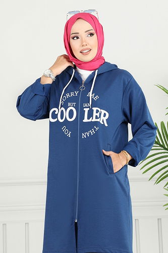 moda selvim Combined 6037UZ662 Indigo - Thumbnail