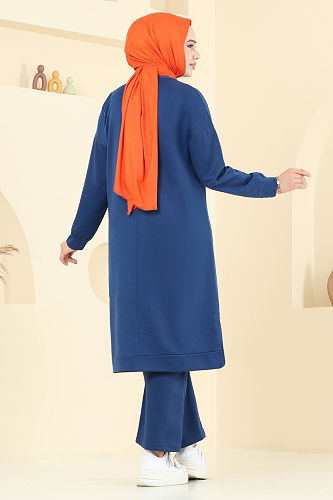 moda selvim Combined 6038UZ662 Indigo - Thumbnail