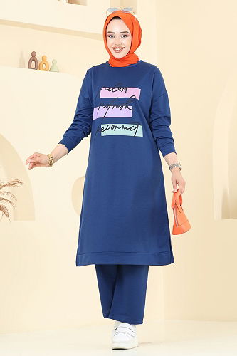 moda selvim طقم ازرق 6038UZ662 - Thumbnail