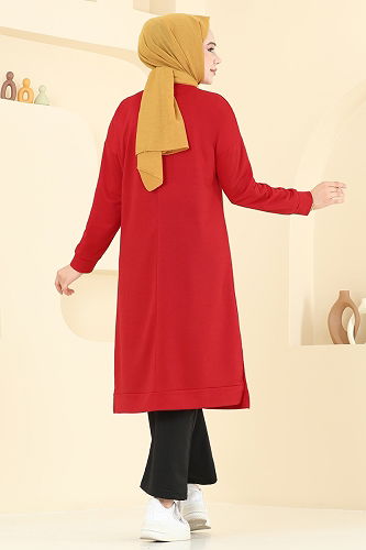 moda selvim Combined 6038UZ662 Red & Black - Thumbnail