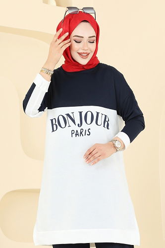 moda selvim طقم كحلي 6039UZ662 - Thumbnail