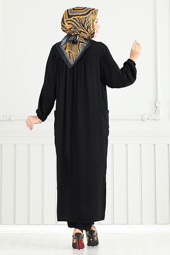 moda selvim Combined 6061UZ1029-M Black - Thumbnail