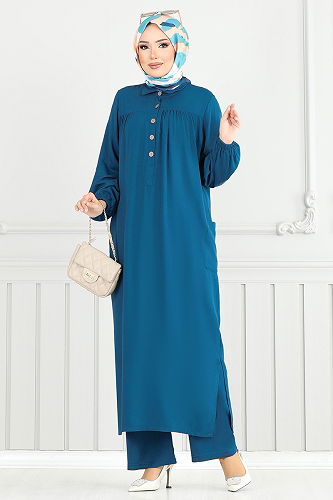 moda selvim طقم بترولي 6061UZ1029-M - Thumbnail