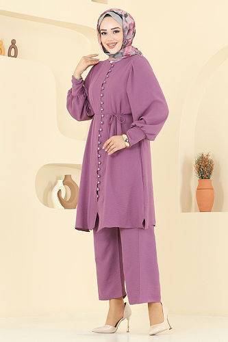 moda selvim Combined 6081UZ662 Dark Lilac - Thumbnail