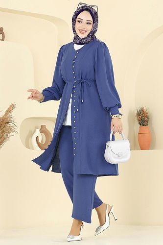 moda selvim Combined 6081UZ662 Navy Blue - Thumbnail