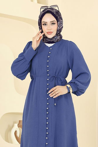 moda selvim طقم كحلي 6081UZ662 - Thumbnail