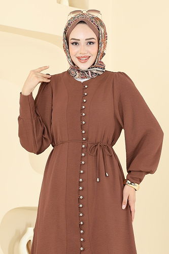 moda selvim طقم عسلي 6081UZ662 - Thumbnail