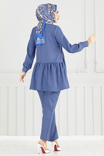 moda selvim Combined 6093TEG847 Blue - Thumbnail