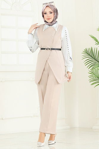 moda selvim Combined 6095TEG847 Stone - Thumbnail