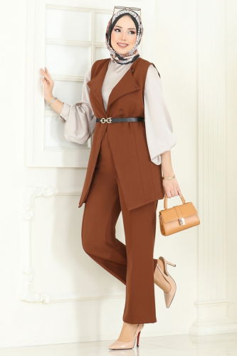 moda selvim Combined 6095TEG847 Tan - Thumbnail