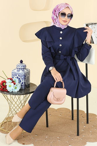 moda selvim Combined 6099TEG847 Navy Blue - Thumbnail