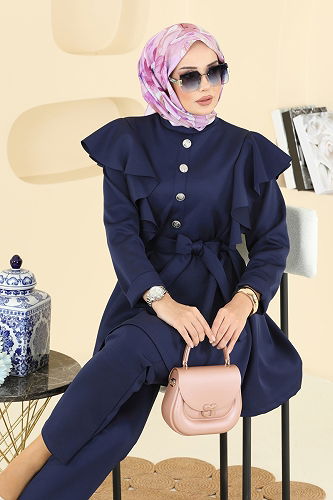 moda selvim Combined 6099TEG847 Navy Blue - Thumbnail