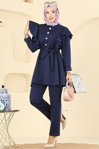 moda selvim Combined 6099TEG847 Navy Blue - Thumbnail