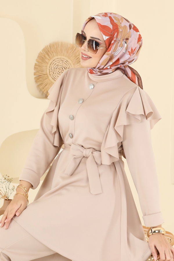 Modaselvim الاطقم طقم بيج 6099TEG847