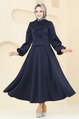 moda selvim Combined 6149BSK463 Navy Blue - Thumbnail