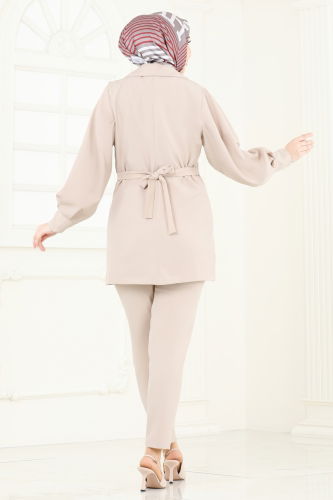 moda selvim Combined 6185BSK463 Stone - Thumbnail