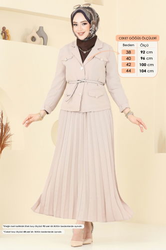 moda selvim Combined 6201BSK463 Stone - Thumbnail