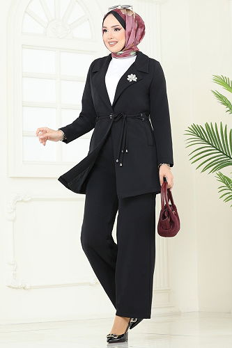 moda selvim Combined 6222BSK463 Black - Thumbnail