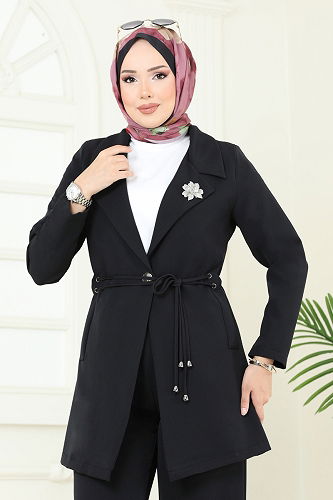 moda selvim Combined 6222BSK463 Black - Thumbnail