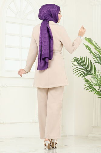 moda selvim Combined 6222BSK463 Stone - Thumbnail