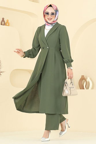 moda selvim Combined 6223BSK463 Khaki - Thumbnail