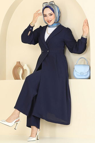 moda selvim Combined 6223BSK463 Navy Blue - Thumbnail