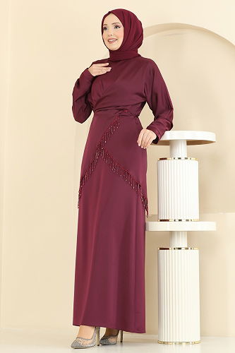 moda selvim Combined 6274BSK463 Burgundy - Thumbnail
