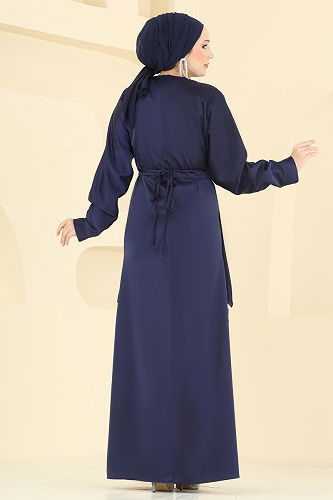 moda selvim طقم كحلي 6274BSK463 - Thumbnail