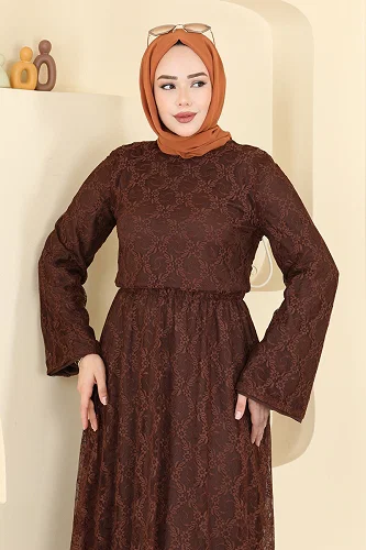 moda selvim Combined 6293BSK463 Brown - Thumbnail