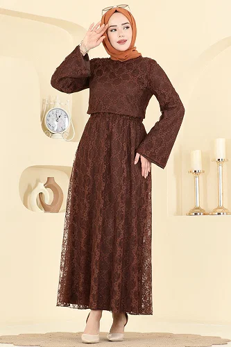 moda selvim Combined 6293BSK463 Brown - Thumbnail