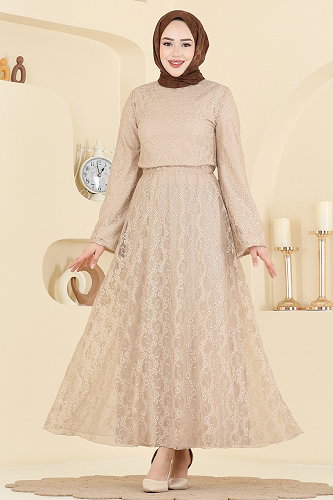 moda selvim Combined 6293BSK463 Cream - Thumbnail