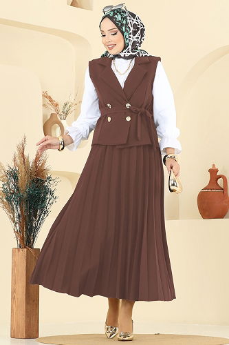 moda selvim Combined 6450MP806 Brown - Thumbnail
