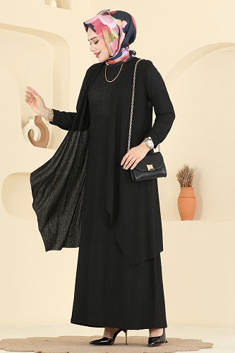 moda selvim Combined 6527ZNN863 Black - Thumbnail