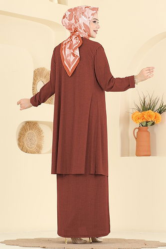 moda selvim Combined 6527ZNN863 Brown - Thumbnail