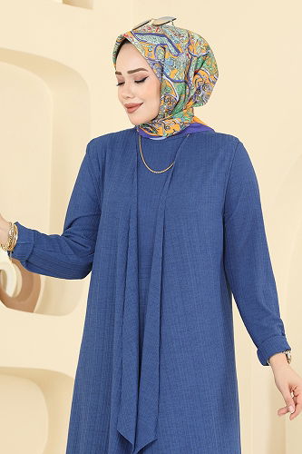 moda selvim Combined 6527ZNN863 Indigo - Thumbnail