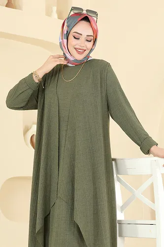 moda selvim Combined 6527ZNN863 Khaki - Thumbnail