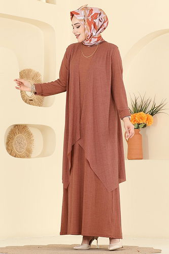 moda selvim طقم تفاحي 6527ZNN863 - Thumbnail