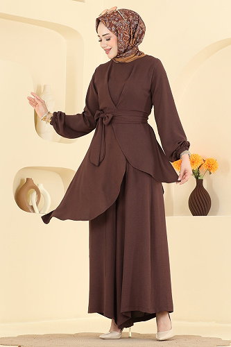 moda selvim Combined 6768MP806 Brown - Thumbnail