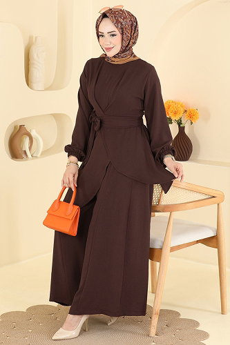 moda selvim Combined 6768MP806 Dark Brown - Thumbnail