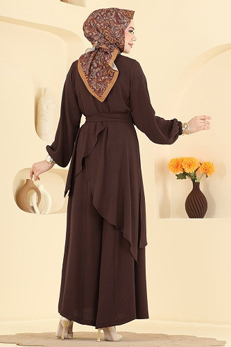moda selvim Combined 6768MP806 Dark Brown - Thumbnail